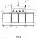 Fig. 03 - Grill assembly with foldable cart