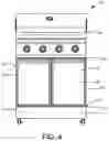 Fig. 05 - Grill assembly with foldable cart