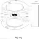 Fig. 45 - Method of implanting and forming masked intraocular implants and lenses