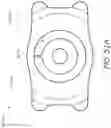 Fig. 52 - Method of implanting and forming masked intraocular implants and lenses