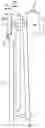 Fig. 01 - Telescoping door with swing clear breakout hinge