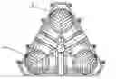 Fig. 01 - Pulling plate structure for a three-dimensional wound core of transformer