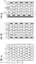 Fig. 03 - Patterned photovoltaic cell arrangements in solar module laminations
