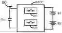 Fig. 01 - Battery balancing circuit balancing voltages between battery units with a fly capacitor