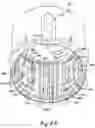 Fig. 27 - Motor having split spray ring for cooling end turns