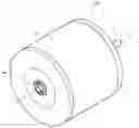 Fig. 01 - Motor having magnetic members between bearings and magnet