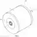 Fig. 02 - Motor having magnetic members between bearings and magnet