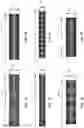 Fig. 08 - Reflective structures for surface acoustic wave devices