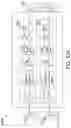 Fig. 64 - Ground network for end-to-end beamforming with multifrequency access node clusters