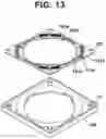 Fig. 10 - Voice coil motor comprising a structure forming a space for movement of an elastic member