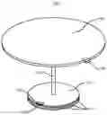 Fig. 01 - TABLE WITH STABILIZING RECTANGULAR PRISMS