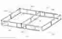 Fig. 01 - Connecting structure and bed frame having same