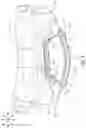 Fig. 07 - Absorbent article with pocket dividing front and rear regions