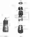 Fig. 02 - Dispenser for a composition in the form of powder in a container, and container of the feeding bottle type provided with such a dispenser