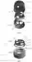 Fig. 04 - Dispenser for a composition in the form of powder in a container, and container of the feeding bottle type provided with such a dispenser