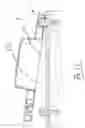 Fig. 24 - Fluid cassette with alignment latching having an improved tilt-tolerance as well as a blood treatment apparatus
