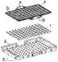 Fig. 01 - Holder for reagent tray elements