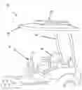 Fig. 01 - Fan and canopy assembly for riding vehicle
