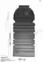 Fig. 11 - Container with vacuum resistant ribs