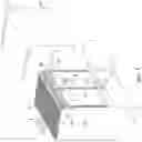 Fig. 04 - Automatic roll-top waste container with a spring-activated lid