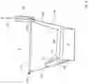 Fig. 10 - Article container having an ejection device and associated suspended conveying device