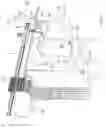 Fig. 20 - Article container having an ejection device and associated suspended conveying device