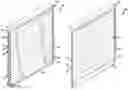 Fig. 01 - Covering for architectural openings with coordinated vane sets