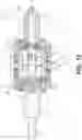 Fig. 13 - Engine with work stroke and gas exchange through piston rod
