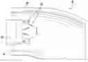 Fig. 01 - Vortex generators for turbine engine exhaust