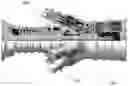 Fig. 01 - Gas turbine combustor having a plurality of angled vanes circumferentially spaced within the combustor