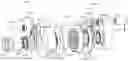 Fig. 01 - DUAL DRIVE CO-ROTATING SPINNING SCROLL COMPRESSOR OR EXPANDER