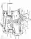 Fig. 10 - DUAL DRIVE CO-ROTATING SPINNING SCROLL COMPRESSOR OR EXPANDER