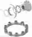 Fig. 01 - Brake disc mounting arrangement