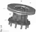 Fig. 16 - Brake disc mounting arrangement