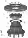 Fig. 17 - Brake disc mounting arrangement
