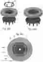 Fig. 24 - Brake disc mounting arrangement