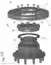 Fig. 17 - Brake disc mounting arrangement