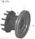 Fig. 19 - Brake disc mounting arrangement