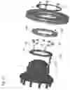 Fig. 22 - Brake disc mounting arrangement