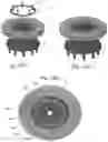 Fig. 24 - Brake disc mounting arrangement