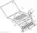 Fig. 01 - Mechanical keyboard overlay for touch screen