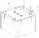 Fig. 01 - System for storage container with removable shield panels