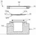 Fig. 01 - Membrane assembly, examination container and electron microscope