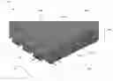 Fig. 01 - Transistor structures having electrically floating metal layers between active metal lines