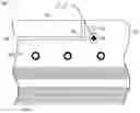 Fig. 01 - Dielectric filler material in conductive material that functions as fiducial for an electronic device