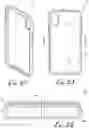 Fig. 10 - Electronic device case with a transparent or translucent back panel