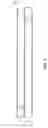 Fig. 04 - Multi-driver loudspeaker with cross-coupled dual wave-columns