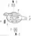 Fig. 14 - PROTECTING HELMET WITH RAISING/LOWERING MECHANISM OF THE VISOR