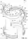 Fig. 12 - Medical device support system having hub access opening