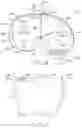 Fig. 12 - Asymmetric tibial components for a knee prosthesis
